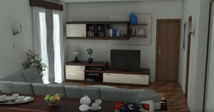 Interior render compilation